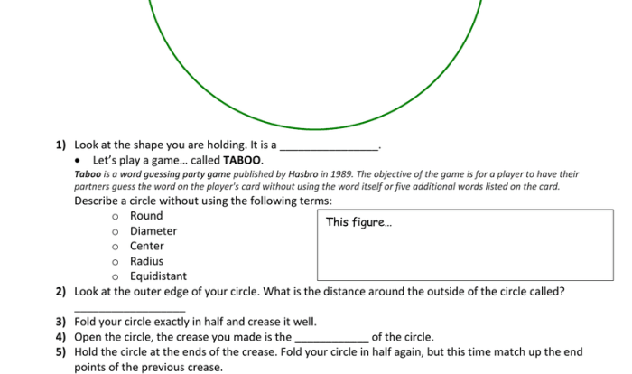 Csi geometry circles answer key