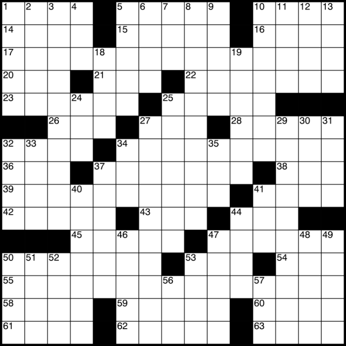 Crossword aalbc