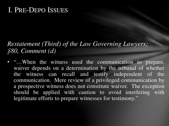 Restatement of the law governing lawyers