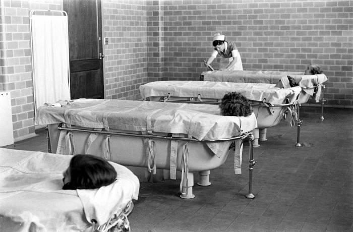 Patients at manderly psychiatric center