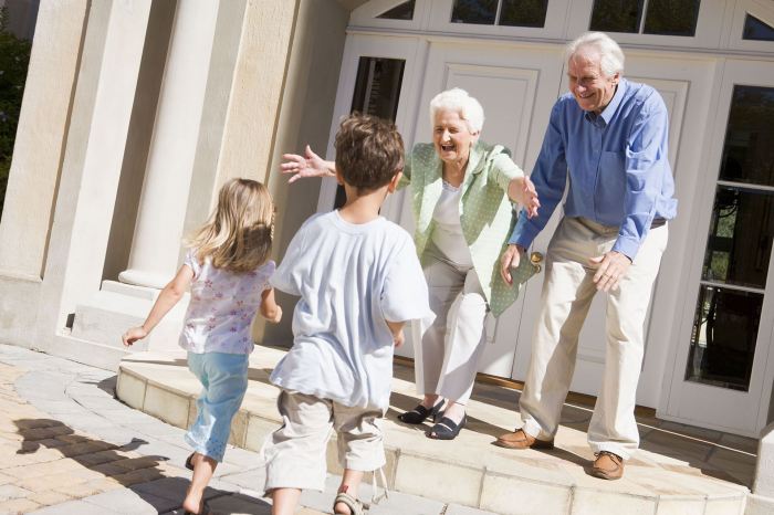 They are inviting their grandparents in spanish duolingo