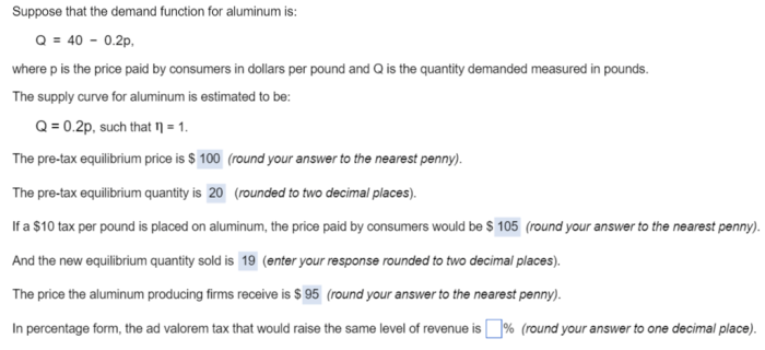 Suppose the world price of aluminum falls significantly